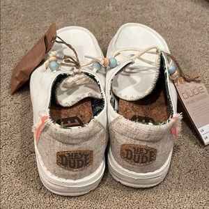 Hey Dude womens White Casual Shoes